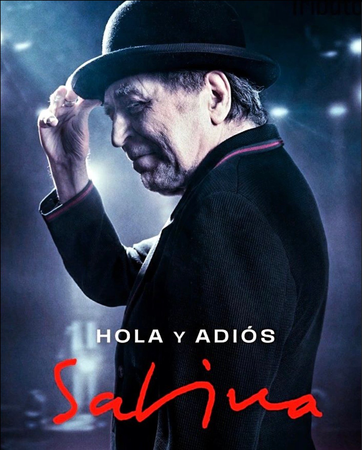 Foto promo de la gira de despedida de Joaquín Sabina Hola y Adios