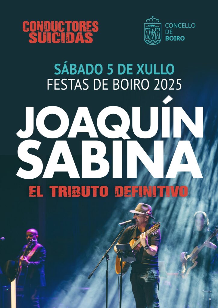 Cartel concierto boiro julio 2025